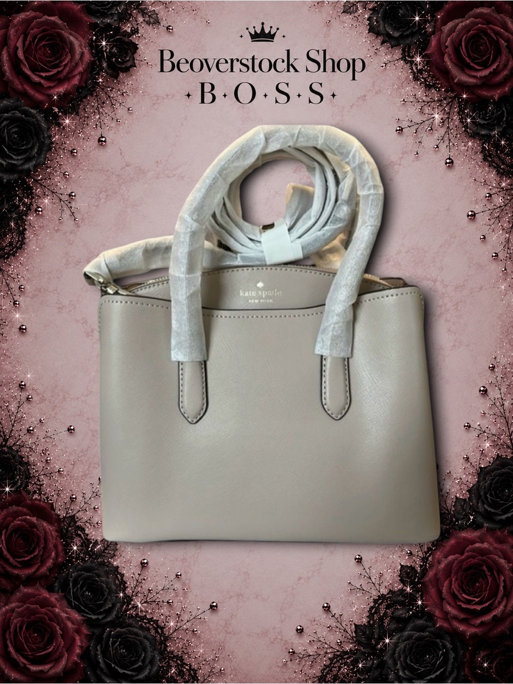 NWOT Kate Spade New York Gray Saffiano Leather Satchel – Style No. K5102